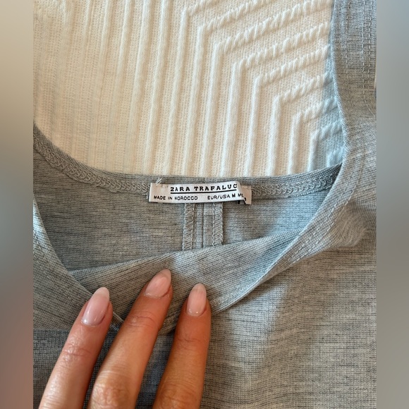 Zara dress, medium, grey (fits like a small) - Picture 3 of 4